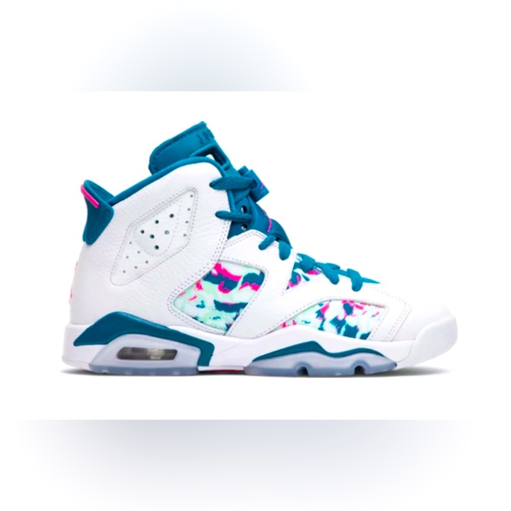 Air Jordan 6 Retro GS White Laser Fuchsia Brand